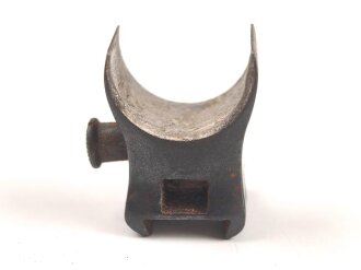 Teil einer Zielfernrohr Montage. Innendurchmesser knapp 22mm, ohne Bezeichnung, Alter und Herkunft unbekannt