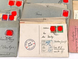 Konvolut Feldpost / Post aus verschiedenen Nachlässen, etwa 50 Belege
