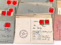 Konvolut Feldpost / Post aus verschiedenen Nachlässen, etwa 50 Belege