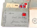 Konvolut Feldpost / Post aus verschiedenen Nachlässen, etwa 50 Belege