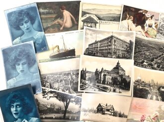 50 Stück zivile Ansichtskarten aus verschiedenen...