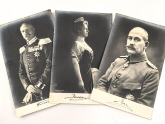 1. Weltkrieg, drei Ansichtskarten