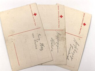 1. Weltkrieg, drei Ansichtskarten