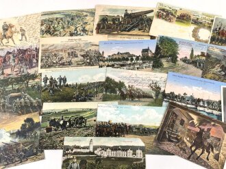 Kaiserreich und  1. Weltkrieg, 20 x  Ansichtskarten