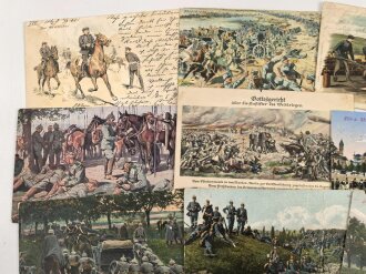 Kaiserreich und  1. Weltkrieg, 20 x  Ansichtskarten