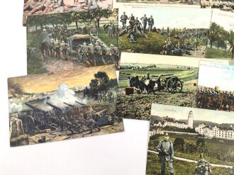 Kaiserreich und  1. Weltkrieg, 20 x  Ansichtskarten