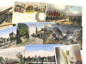Kaiserreich und  1. Weltkrieg, 20 x  Ansichtskarten