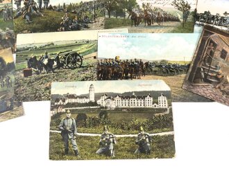 Kaiserreich und  1. Weltkrieg, 20 x  Ansichtskarten