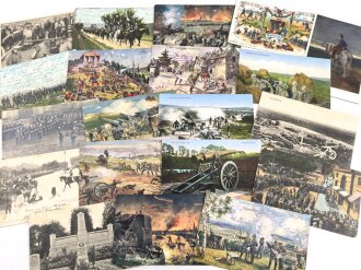 Kaiserreich und  1. Weltkrieg, 20 x  Ansichtskarten
