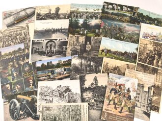 Kaiserreich und  1. Weltkrieg, 26 x  Ansichtskarten