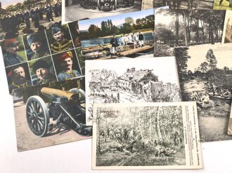 Kaiserreich und  1. Weltkrieg, 26 x  Ansichtskarten