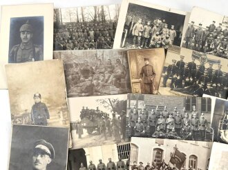 Kaiserreich und  1. Weltkrieg, 50 originale Fotos, meist im Ansichtskartenformat