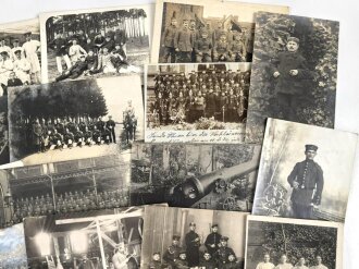 Kaiserreich und  1. Weltkrieg, 50 originale Fotos, meist im Ansichtskartenformat
