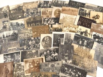 Kaiserreich und  1. Weltkrieg, 50 originale Fotos, meist im Ansichtskartenformat