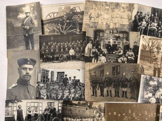 Kaiserreich und  1. Weltkrieg, 50 originale Fotos, meist im Ansichtskartenformat