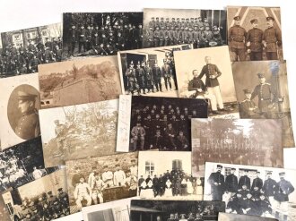 Kaiserreich und  1. Weltkrieg, 50 originale Fotos, meist im Ansichtskartenformat