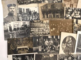 Kaiserreich und  1. Weltkrieg, 50 originale Fotos, meist im Ansichtskartenformat