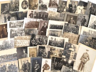 Kaiserreich und  1. Weltkrieg, 50 originale Fotos, meist im Ansichtskartenformat