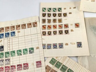 Konvolut Briefmarken aus verschiedenen Nachlässen.