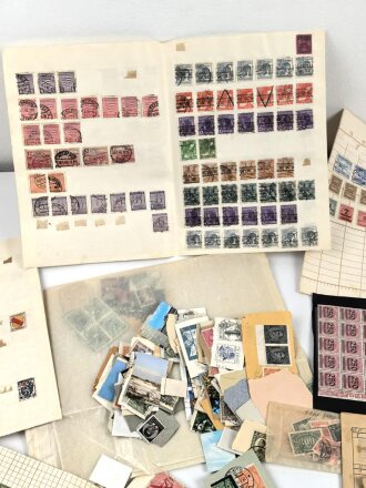 Konvolut Briefmarken aus verschiedenen Nachlässen.