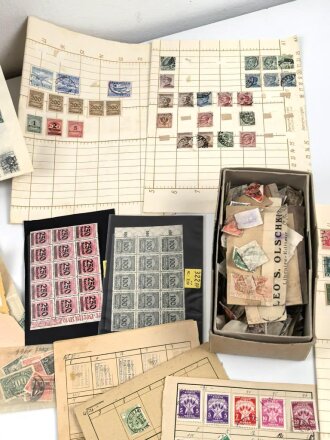 Konvolut Briefmarken aus verschiedenen Nachlässen.