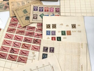 Konvolut Briefmarken aus verschiedenen Nachlässen.