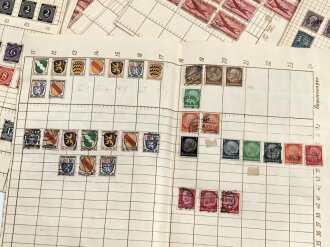 Konvolut Briefmarken aus verschiedenen Nachlässen.