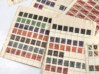 Konvolut Briefmarken aus verschiedenen Nachlässen.