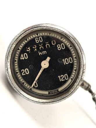 Tachometer mit Welle VDO. Durchmesser 85mm. Originallack....