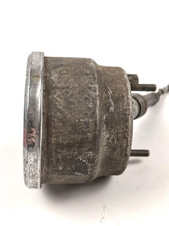 Tachometer mit Welle VDO. Durchmesser 85mm. Originallack. Alter und Herkunft unbekannt