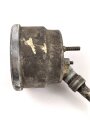 Tachometer mit Welle VDO. Durchmesser 85mm. Originallack. Alter und Herkunft unbekannt