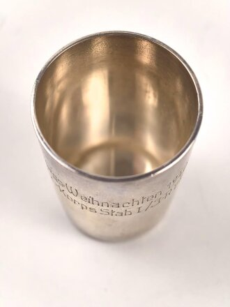 Heer, Erinnerungsbecher " Kriegsweihnachten 1940...