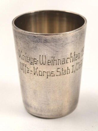 Heer, Erinnerungsbecher " Kriegsweihnachten 1939...