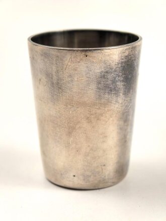 Heer, Erinnerungsbecher " Weihnachten 1938  Stab I./ I.R. 72" Höhe 45mm