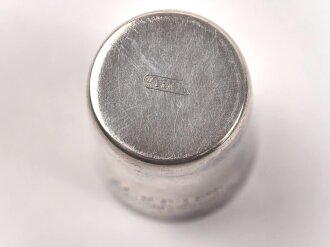 Heer, Erinnerungsbecher " Weihnachten 1938  Stab I./ I.R. 72" Höhe 45mm