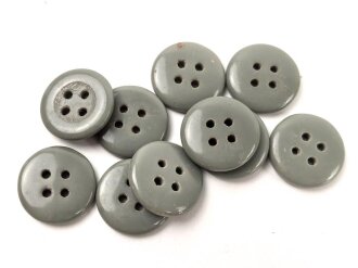 Glasknopf für Feldhemd Wehrmacht, 17mm, sie erhalten ein ( 1 ) Stück