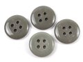 4 x Glasknopf für Feldhemd Wehrmacht, je 14mm