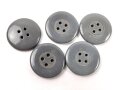 5 x Glasknopf Wehrmacht, je 22,5mm