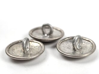 3 x Knopf für eine SA Dienstbluse, je 20mm, RZM markiert