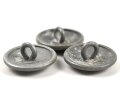 Kriegsmarine, 3 x Knopf für eine Feldbluse der Küstenartillerie , je 21mm