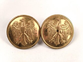 Reichspost frühe 30iger Jahre, 2 x Uniformknopf 25mm