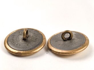 Reichspost frühe 30iger Jahre, 2 x Uniformknopf 25mm