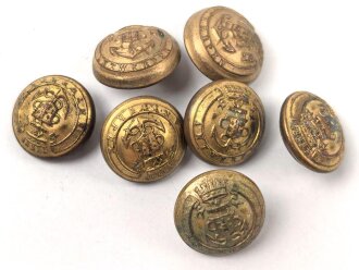 Belgien, Konvolut Knöpfe "Antwerpen" 16mm