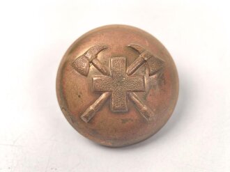 Schweiz, Knopf für eine Uniform der Feuerwehr 21mm