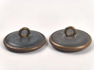 Schweiz, 2 x Knopf für eine Uniform je 23mm