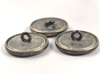 Schweiz, 3 x Knopf für eine Uniform je 23mm