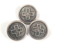 Schweiz, 3 x Knopf für eine Uniform je 23mm