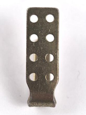 Koppelhaken ( Seiten- oder Rückenhaken ) für eine Parteibluse, vergoldet, sie erhalten ein ( 1 ) Stück