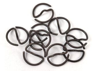 9 x S-Ring für Uniformknöpfe der Wehrmacht....