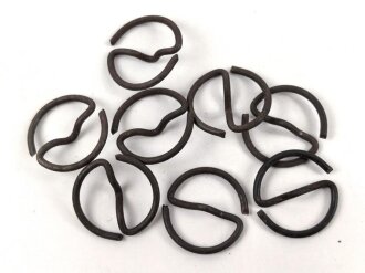 8 x S-Ring für Uniformknöpfe der Wehrmacht....